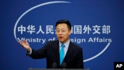 Ông Triệu Lập Kiên, phát ngôn viên Bộ Ngoại giao Trung Quốc.