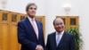 Ngoại trưởng Mỹ Kerry gặp Thủ tướng Nguyễn Xuân Phúc