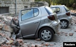 البانیا کے علاقے ترانہ میں زلزلے سے املاک کو شدید نقصان پہنچا۔ 21 ستمبر 2019