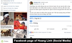 Thăm dò của nhà báo Hoàng Linh (Tuổi Trẻ) về sự ủng hộ cho kiến nghị giảm án cho tử tù Đặng Văn Hiến, 15/7/2018
