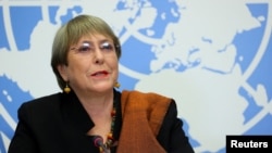 Cao ủy Nhân quyền Liên hợp quốc Michelle Bachelet.